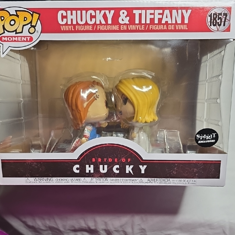 Pop Chucky & Tiffany Vinyl Figures  Bride Of Chucky